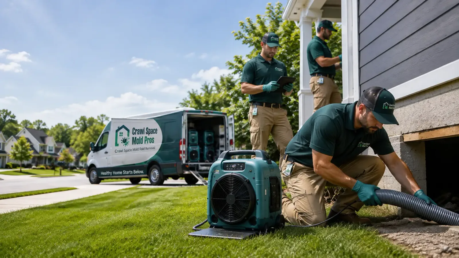 Crawl Space Mold Removal in Millbury, MA